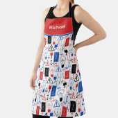 Tablier Électricien rouge personnalisé Apron (Insitu)