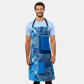 Tablier Electronic circuit board close up. circuit,board,s (Porté)