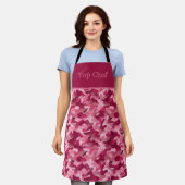 Tablier Élégance camouflage fusion rose (Porté)