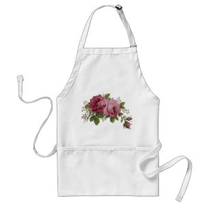 Tablier Élégance de rose chou frisée vintage