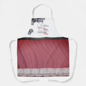 Tablier Élégance des fleurs de cerisier Mère (Recto)