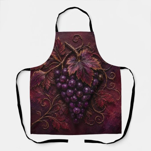 Tablier Élégance du Vignoble Royal (Recto)