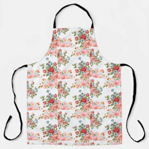 Tablier Élégance florale vintage