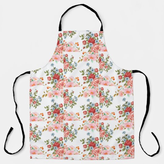 Tablier Élégance florale vintage (Recto)