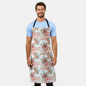 Tablier Élégance florale vintage (Porté)