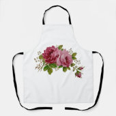 Tablier Élégance Rose Vintage (Recto)