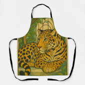 Tablier Élégance stylisée de la jungle (Recto)