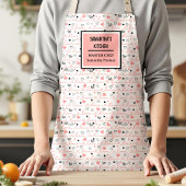 Tablier Elegant Anniversary Love Lettering Kitchen Apron