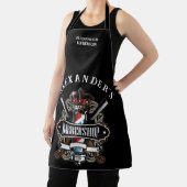 Tablier Elégant Barbershop Personnaliser (Insitu)