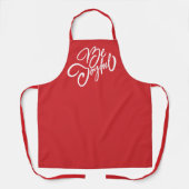 Tablier Elégant Be Joyful Holiday Design (Recto)