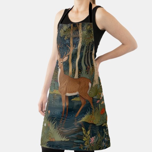 Tablier Elégant boho chevreuil rustique (Insitu)