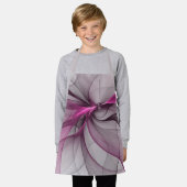 Tablier Elégant Chaos Moderne Abstrait rose Fractal Art (Porté)