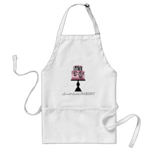 Tablier élégant chic de gâteau de boutique