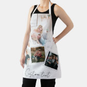 Tablier Élégant chic minimaliste collage photo (Insitu)