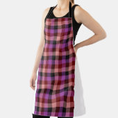 Tablier Elegant crimson and plum plaid seamless pattern (Insitu)