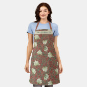 Tablier Élégant Customisé Cuit À La Fleur (Porté)