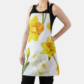 Tablier Elegant Daffodil Floral Pattern Kitchen Wear (Insitu)