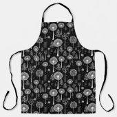 Tablier Élégant Dandelion et sapin de Noël (Recto)