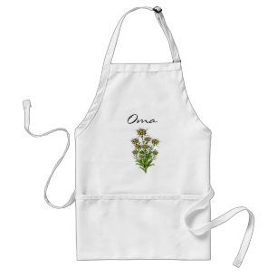 Tablier Elegant Edelweiss Flowers Apron