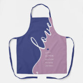 Tablier Élégant élégant Apron Script (Recto)