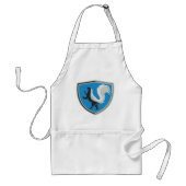 Tablier Élégant Emblème Skunk Faune Inspiré Crest (Devant)