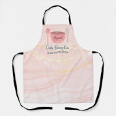 Tablier Élégant équipage de cuisine de biscuits Monogramme (Recto)