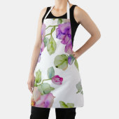 Tablier Elégant flacon d'aquarelle rose violet (Insitu)