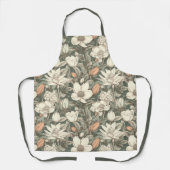 Tablier Élégant floral (Recto)