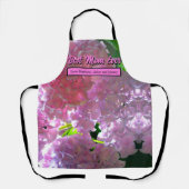 Tablier Elégant flores rose douce hydrangée rose rose (Recto)
