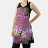 Tablier Elégant flores rose douce hydrangée rose rose (Insitu)