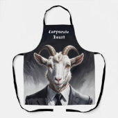 Tablier Elegant goat gentleman in formal portrait scene (Recto)