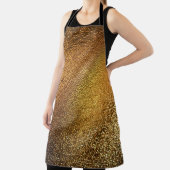 Tablier Elégant Golden Glossy Leather Texture (Insitu)