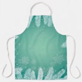 Tablier Elégant hiver Turquoise (Recto)