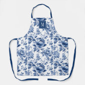 Tablier Elégant Jardin Vintage Floral Anglais (Recto)