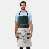 Tablier Elégant maquillage gris-broussailleux Cosmologiste (Porté)