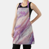 Tablier Elégant marbre violet lavande avec veines de Parti (Insitu)