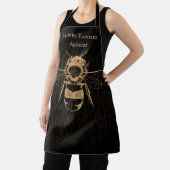 Tablier Élégant Miel Bee Boho Black Gold Apiarist (Insitu)