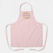 Tablier Élégant Monogramme Or Rose (Recto)