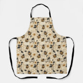 Tablier Élégant Motif abeille et abeille (Recto)