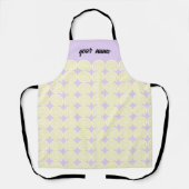 Tablier Élégant Motif de crème (Recto)