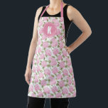 Tablier Élégant Motif de fleurs d'hydragea rose<br><div class="desc">Cuire dans le style avec l'élégant Motif Monogram Apron Hydrangea Flowers rose. Doté d'hydrangées roses délicates et d'un monogramme personnalisé, ce tablier ajoute une touche d'élégance et de charme à votre cuisine. Le tissu doux et durable assure le confort pendant que vous cuisinez, cuisinez ou divertissez, ce qui le rend...</div>