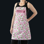 Tablier Élégant Motif de fleurs d'hydragea rose<br><div class="desc">Cuire dans le style avec l'élégante Hydrangea Flowers Motif Monogram Queen of the Kitchen Apron. Conçu pour ceux qui aiment ajouter une touche de beauté à leur routine culinaire, cet tablier est doté d'hydrangées roses délicates et d'un monogramme personnalisé, ce qui le rend à la fois élégant et unique. L'ajustement...</div>