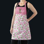Tablier Élégant Motif de fleurs d'hydragea rose<br><div class="desc">Ajoutez une touche d'élégance à votre cuisine avec l'élégant Motif Monogram Name Apron de l'élégante Hydrangea Flowers Rose. Doté d'un design floral rose délicat et personnalisé avec votre nom, cet tablier allie style et fonctionnalité. Parfait pour la cuisine, la boulangerie ou l'artisanat, il offre confort et protection tout en faisant...</div>