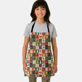 Tablier Élégant Motif de Noël coloré | Apron (Insitu)