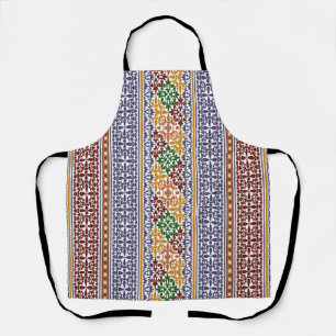 Tablier élégant motif ethnique