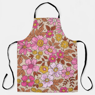 Tablier Elégant motif floral dans de petites fleurs dessin