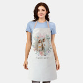 Tablier Elegant Pastel Easter Photo Apron (Porté)
