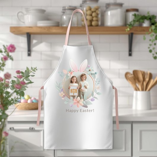 Tablier Elegant Pastel Easter Photo Apron