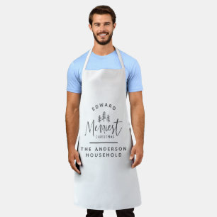 Tablier élégant plus beau Noël barbecue cadeau du chef