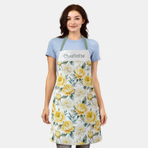 Elegant Pretty Yellow and White Floral